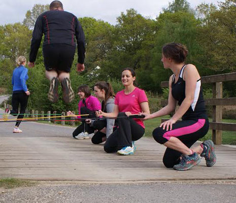 Image of Wild Revive outdoor training session in the New Forest Hampshire