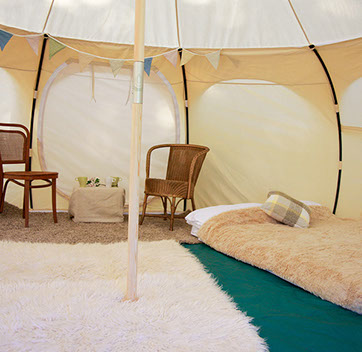 image of wild revive lotus belle tent in field